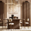 Audubon Triple Bar Linear Crystal Chandelier 60