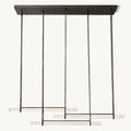 Audubon Triple Bar Linear Crystal Chandelier 60