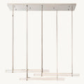 Audubon Triple Bar Linear Crystal Chandelier 60