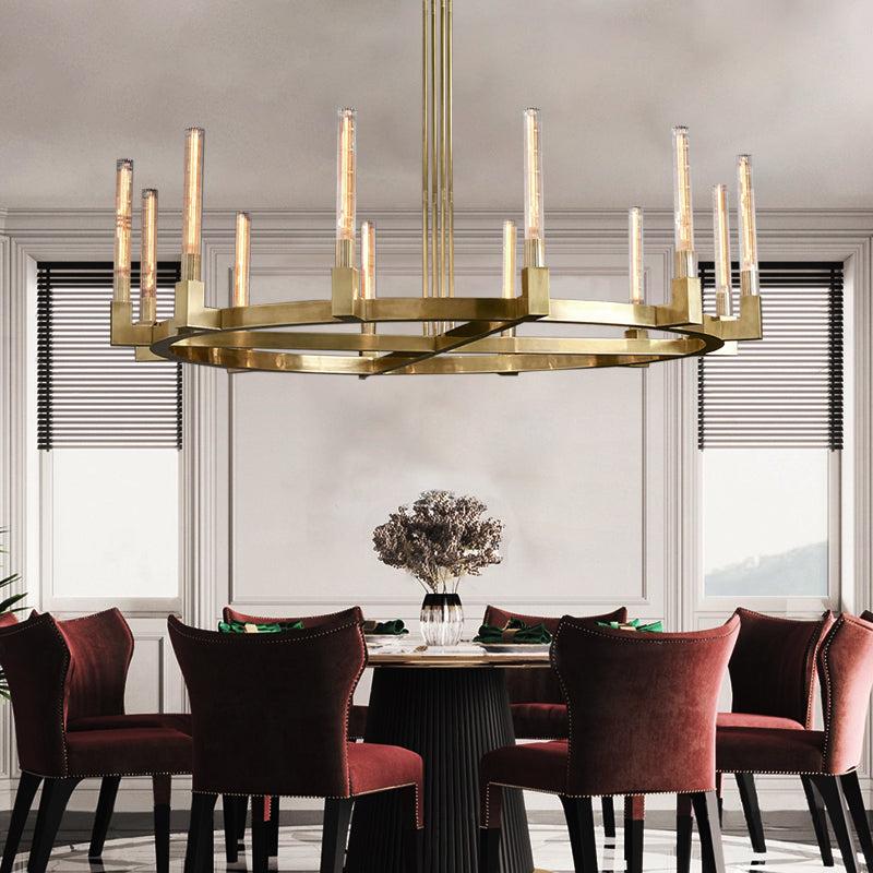 Cannele de Round Chandelier 60" - King Lamps