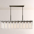 Camette Glass Rectangular Chandelier 60