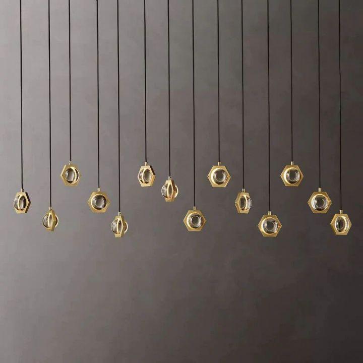 Eclatant Linear Chandelier 72" - King Lamps