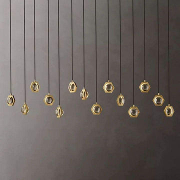 Eclatant Linear Chandelier 72" - King Lamps
