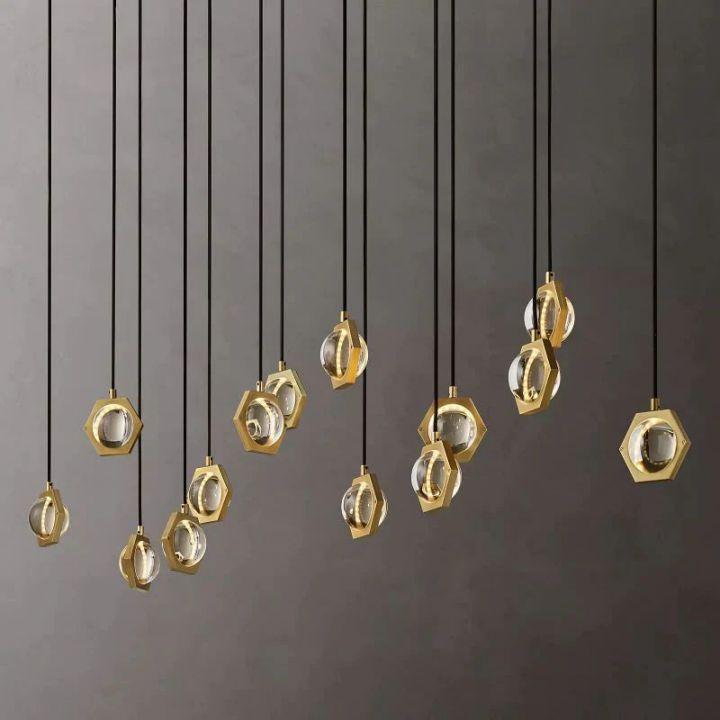 Eclatant Linear Chandelier 72" - King Lamps