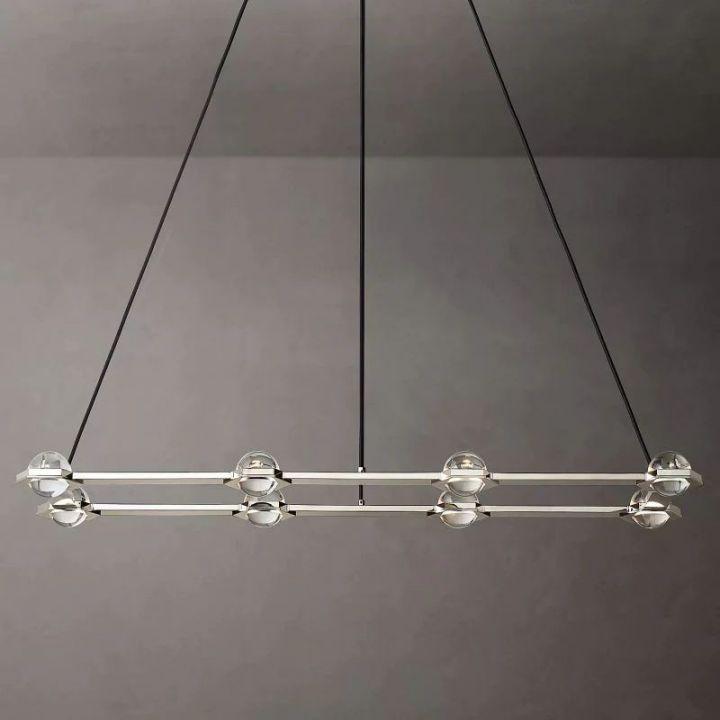 Eclatant Rectangular Chandelier 54" - King Lamps