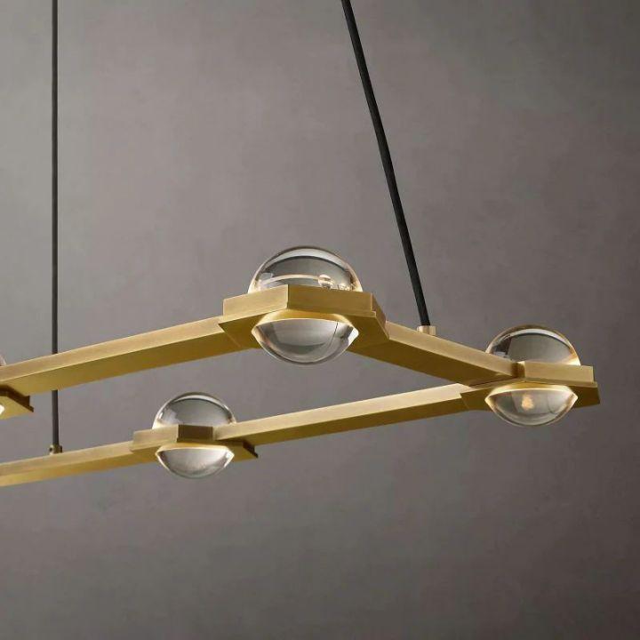 Eclatant Rectangular Chandelier 54" - King Lamps