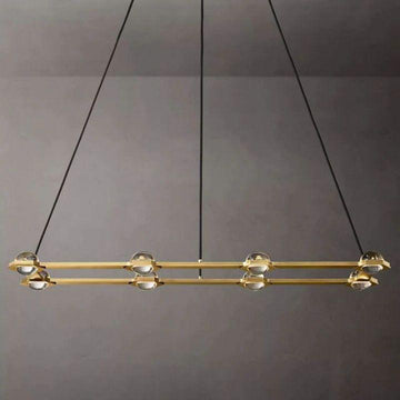 Eclatant Rectangular Chandelier 54" - King Lamps