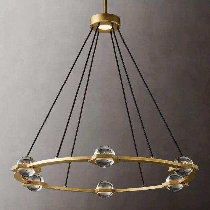 Eclatant Round Chandelier 36" - King Lamps