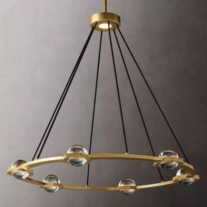 Eclatant Round Chandelier 36" - King Lamps
