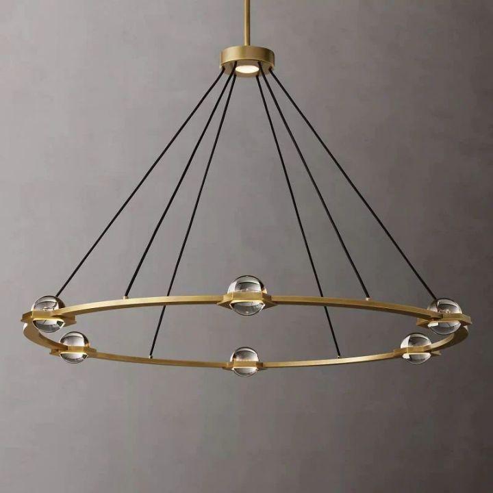 Eclatant Round Chandelier 48" - King Lamps