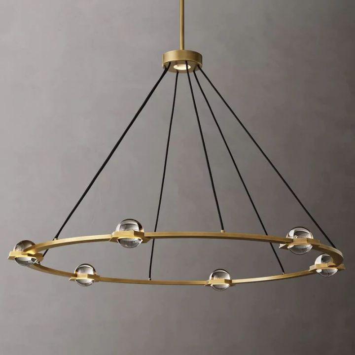 Eclatant Round Chandelier 48" - King Lamps