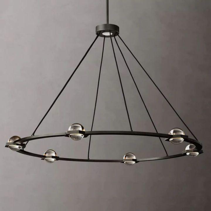 Eclatant Round Chandelier 48" - King Lamps