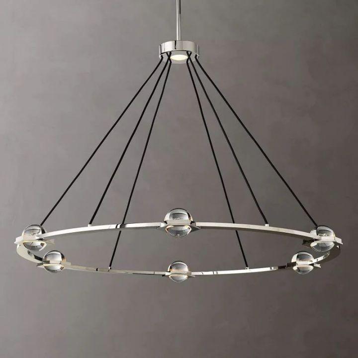 Eclatant Round Chandelier 48" - King Lamps