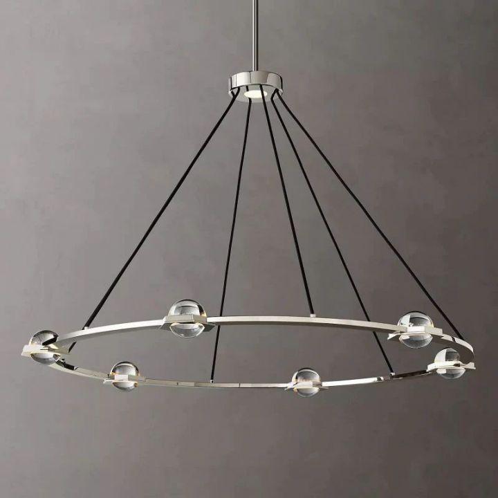 Eclatant Round Chandelier 48" - King Lamps