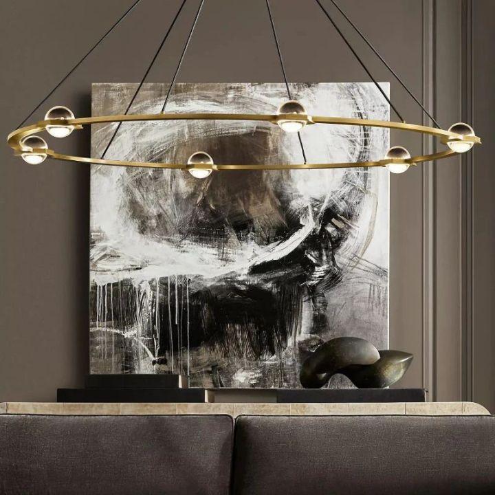Eclatant Round Chandelier 60" - King Lamps