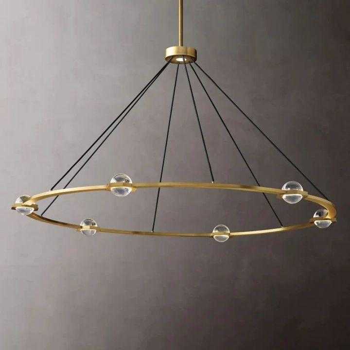 Eclatant Round Chandelier 60" - King Lamps