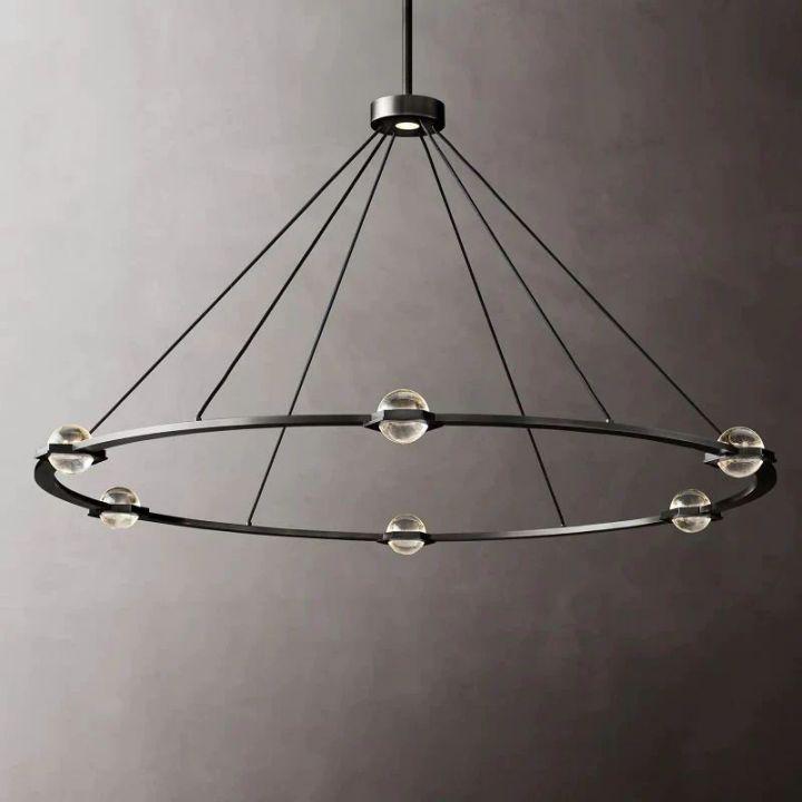 Eclatant Round Chandelier 60" - King Lamps
