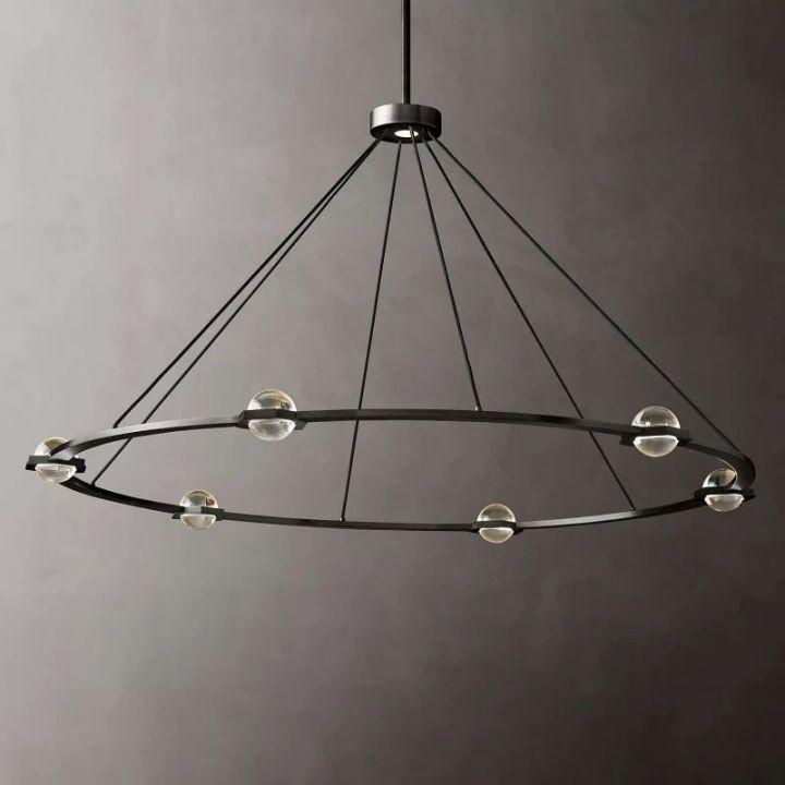 Eclatant Round Chandelier 60" - King Lamps