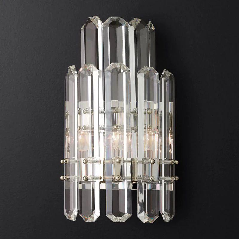 Bonnington Prism Crystal 2-Tier Wall Sconce - King Lamps