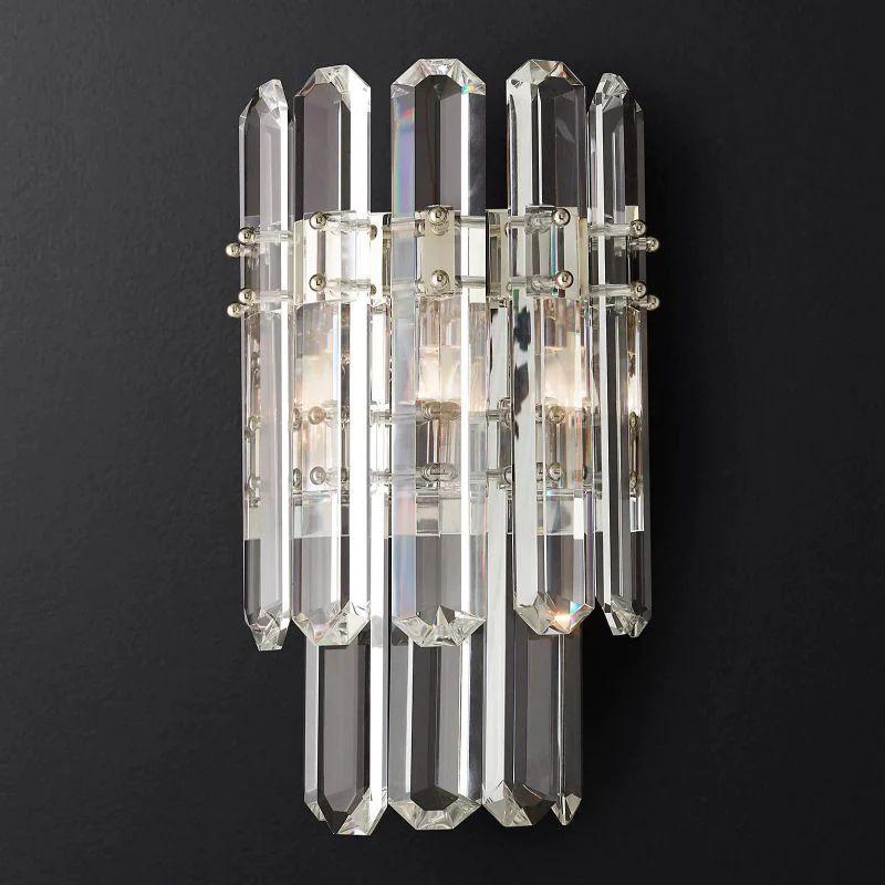 Bonnington Prism Crystal 2-Tier Wall Sconce - King Lamps