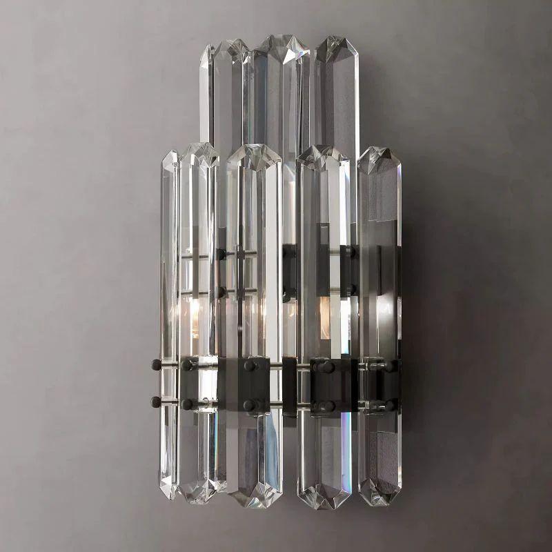 Bonnington Prism Crystal 2-Tier Wall Sconce - King Lamps
