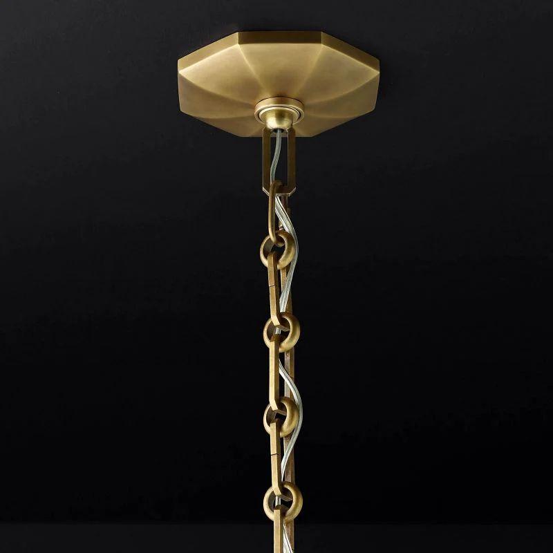 Bonnington Prism Crystal Round Chandelier 36" - King Lamps