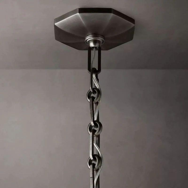Bonnington Prism Crystal Round Chandelier 36" - King Lamps