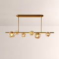 Bubora Clear Glass Linear Chandelier