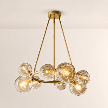 Bubora Clear Glass Round Chandelier