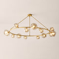 Bubora Clear Glass Round Chandelier