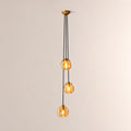 Bubora Smoke Glass Cascade Pendant