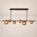 Bubora Smoke Glass Linear Chandelier