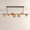 Bubora Smoke Glass Linear Chandelier