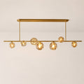 Bubora Smoke Glass Linear Chandelier