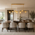 Bubora Smoke Glass Linear Chandelier