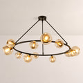 Bubora Smoke Glass Round Chandelier