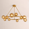 Bubora Smoke Glass Round Chandelier