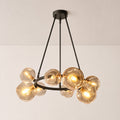 Bubora Smoke Glass Round Chandelier