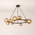 Bubora Smoke Glass Round Chandelier