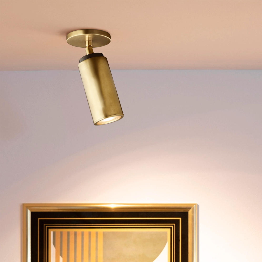 Champeaux Pivoting Flushmount 9"H - King Lamps