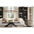 Peralta Black Round Chandelier 36