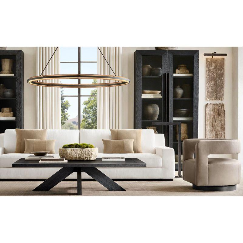 Peralta Black Round Chandelier 36"/48"/60" - King Lamps