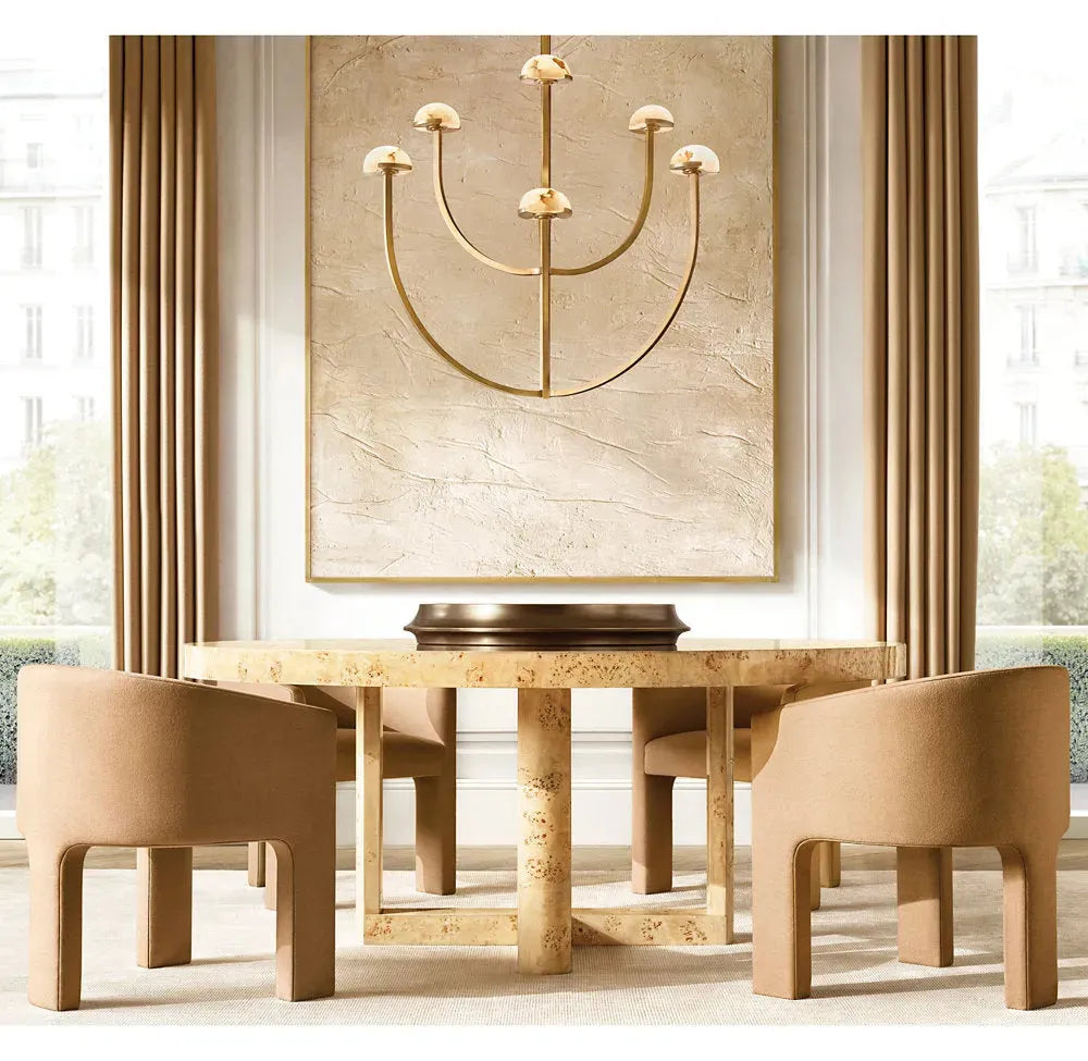 PEDRA ROUND CHANDELIER 32" - King Lamps