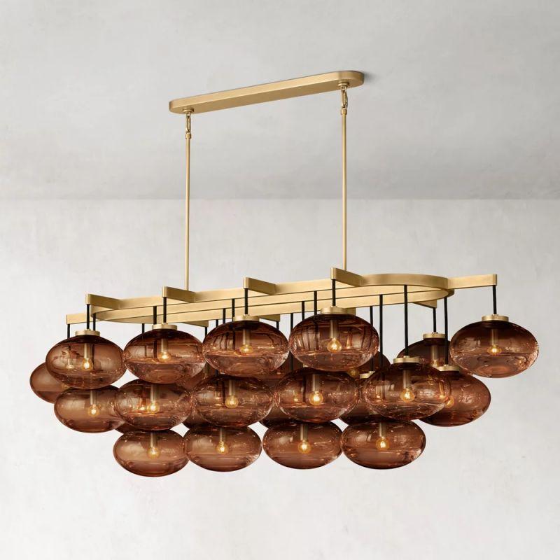 Cabrette Linear Chandelier 72" - King Lamps