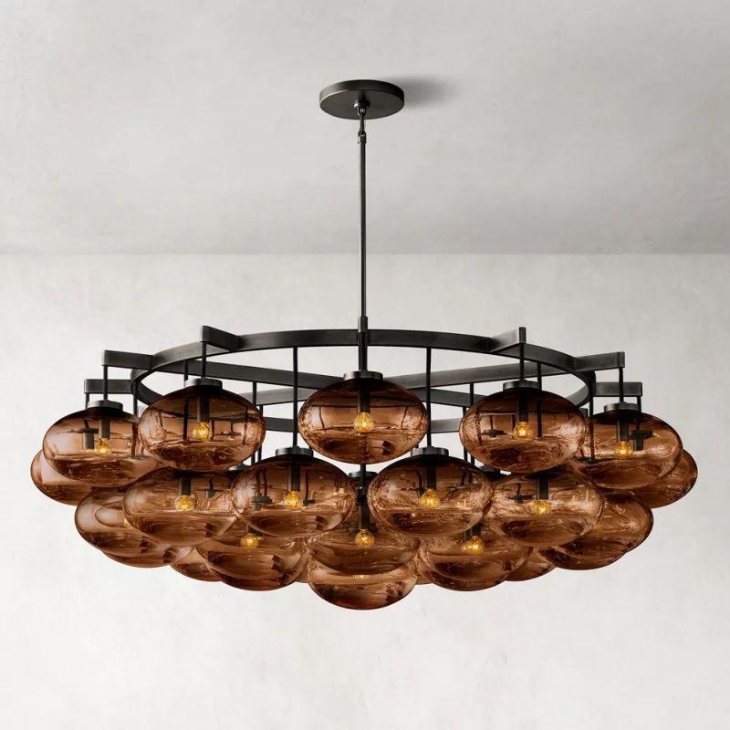 Cabrette Round Chandelier 60" - King Lamps