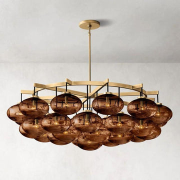 Cabrette Round Chandelier 60" - King Lamps