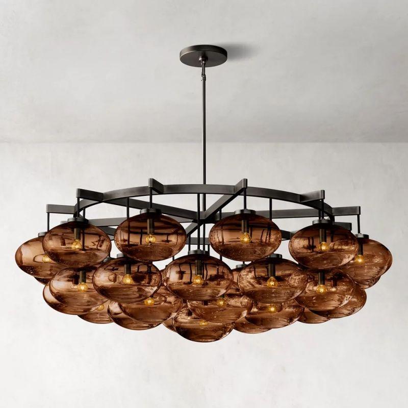 Cabrette Round Chandelier 60" - King Lamps