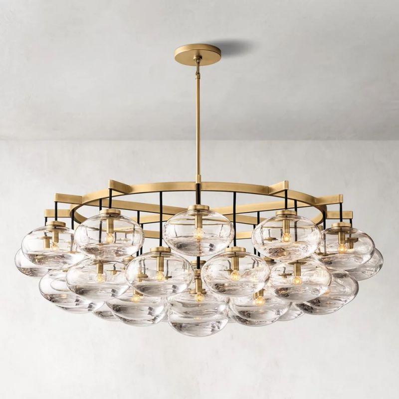 Cabrette Round Chandelier 60" - King Lamps