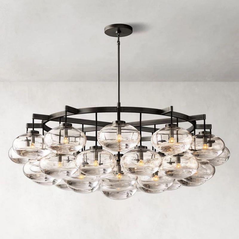 Cabrette Round Chandelier 60" - King Lamps