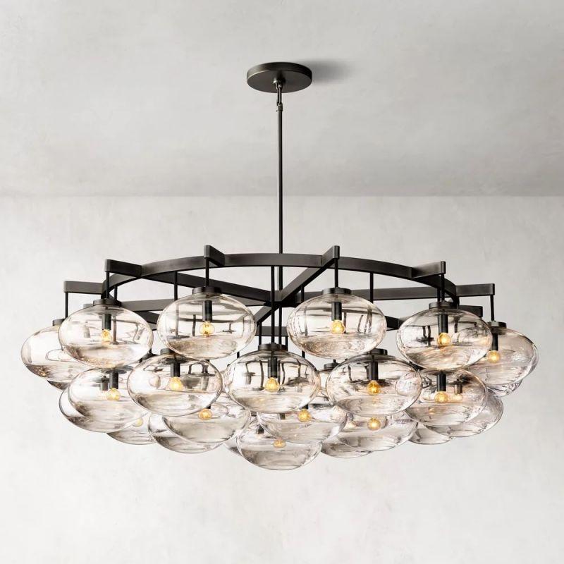 Cabrette Round Chandelier 60" - King Lamps